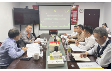 海南省海洋產(chǎn)業(yè)集團(tuán)召開2023年巡察整改專題民主生活會(huì)